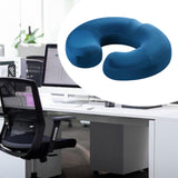 Maxbell Donut Pillow Anti Slip Butt Pad Coccyx Cushion Home Memory Foam Seat Cushion Blue