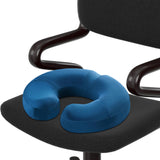 Maxbell Donut Pillow Anti Slip Butt Pad Coccyx Cushion Home Memory Foam Seat Cushion Blue