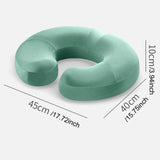 Maxbell Donut Pillow Anti Slip Butt Pad Coccyx Cushion Home Memory Foam Seat Cushion Green