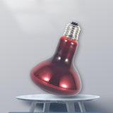 Maxbell Red Heat Lamp Bulb Outdoor 100W Infrared Bulb for Bearded Chicks Heating Use