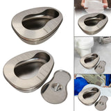 Maxbell Elderly Bedpan Sturdy Smooth Pee Container for Female Male Men Women Elderly without lid