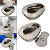 Maxbell Elderly Bedpan Sturdy Smooth Pee Container for Female Male Men Women Elderly without lid