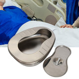Maxbell Elderly Bedpan Sturdy Smooth Pee Container for Female Male Men Women Elderly with lid