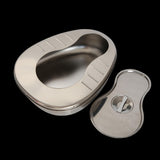 Maxbell Elderly Bedpan Sturdy Smooth Pee Container for Female Male Men Women Elderly with lid