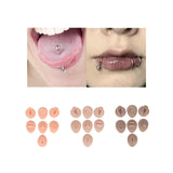 Maxbell Silicone Body Piercing Model Display Human Skin Parts for Training Beginners Light Skin