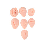 Maxbell Silicone Body Piercing Model Display Human Skin Parts for Training Beginners Light Skin