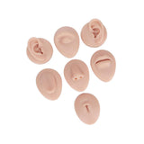 Maxbell Silicone Body Piercing Model Display Human Skin Parts for Training Beginners Universal Skin