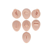 Maxbell Silicone Body Piercing Model Display Human Skin Parts for Training Beginners Universal Skin