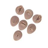 Maxbell Silicone Body Piercing Model Display Human Skin Parts for Training Beginners Tan Skin