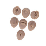 Maxbell Silicone Body Piercing Model Display Human Skin Parts for Training Beginners Tan Skin