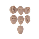 Maxbell Silicone Body Piercing Model Display Human Skin Parts for Training Beginners Tan Skin