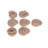 Maxbell Silicone Body Piercing Model Display Human Skin Parts for Training Beginners Tan Skin