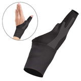 Maxbell Wrist Brace Breathable Lightweight Elastic Wrist Support Brace for Arthritis Left Black