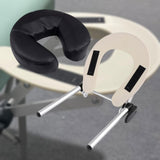 Maxbell Face Cradle with Pillow for Massage Table Sturdy Cushion for Beauty Home SPA Aluminum Alloy