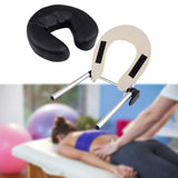 Maxbell Face Cradle with Pillow for Massage Table Sturdy Cushion for Beauty Home SPA Aluminum Alloy