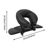 Maxbell Massage Table Face Cradle Face Pillow with Platform for Massage Chair Office