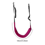 Maxbell Back Traction Belt Back Support Portable Soft Care Lumbar Traction Belt with Buckle Violet