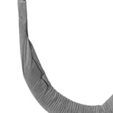 Maxbell Back Traction Belt Back Support Portable Soft Care Lumbar Traction Belt with Buckle Grey