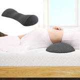 Maxbell Lumbar Support Cushion Comfortable Waist Sleep Cushion for Work Home Resting grey