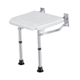 Maxbell Folding Wall Mounted Shower Seat Shoe Stool for Inside Shower Elderly Adults