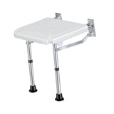Maxbell Folding Wall Mounted Shower Seat Shoe Stool for Inside Shower Elderly Adults
