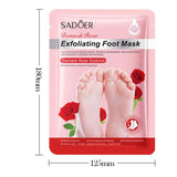 Maxbell 3 Pieces Foot Peel Mask Refreshing for Dry Foot for Women Men Gift Foot Care Lavender