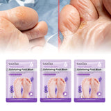 Maxbell 3 Pieces Foot Peel Mask Refreshing for Dry Foot for Women Men Gift Foot Care Lavender