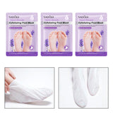 Maxbell 3 Pieces Foot Peel Mask Refreshing for Dry Foot for Women Men Gift Foot Care Lavender