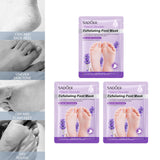 Maxbell 3 Pieces Foot Peel Mask Refreshing for Dry Foot for Women Men Gift Foot Care Lavender