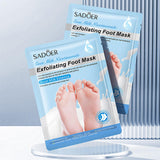 Maxbell 3 Pieces Foot Peel Mask Refreshing for Dry Foot for Women Men Gift Foot Care Goat Milk