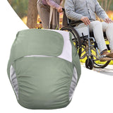 Maxbell Adult Cloth Diaper Elastic Undewears for Elderly Woman and Man Senior People Green