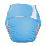 Maxbell Adult Cloth Diaper Elastic Undewears for Elderly Woman and Man Senior People Light Blue