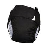 Maxbell Adult Cloth Diaper Elastic Undewears for Elderly Woman and Man Senior People Black