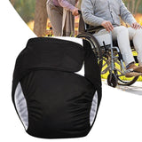 Maxbell Adult Cloth Diaper Elastic Undewears for Elderly Woman and Man Senior People Black