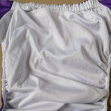 Maxbell Adult Cloth Diaper Elastic Undewears for Elderly Woman and Man Senior People Purple