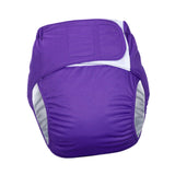 Maxbell Adult Cloth Diaper Elastic Undewears for Elderly Woman and Man Senior People Purple
