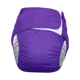 Maxbell Adult Cloth Diaper Elastic Undewears for Elderly Woman and Man Senior People Purple