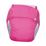 Maxbell Adult Cloth Diaper Elastic Undewears for Elderly Woman and Man Senior People Pink