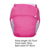 Maxbell Adult Cloth Diaper Elastic Undewears for Elderly Woman and Man Senior People Pink