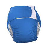 Maxbell Adult Cloth Diaper Elastic Undewears for Elderly Woman and Man Senior People Blue