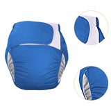 Maxbell Adult Cloth Diaper Elastic Undewears for Elderly Woman and Man Senior People Blue