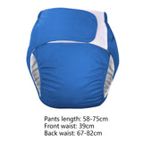 Maxbell Adult Cloth Diaper Elastic Undewears for Elderly Woman and Man Senior People Blue