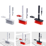 Maxbell Keyboard Dusting Brush Portable Washable Duster for Car Vent Kitchen Bedroom white