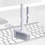 Maxbell Keyboard Dusting Brush Portable Washable Duster for Car Vent Kitchen Bedroom white