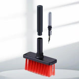 Maxbell Keyboard Dusting Brush Portable Washable Duster for Car Vent Kitchen Bedroom black