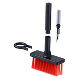 Maxbell Keyboard Dusting Brush Portable Washable Duster for Car Vent Kitchen Bedroom black