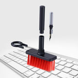 Maxbell Keyboard Dusting Brush Portable Washable Duster for Car Vent Kitchen Bedroom black