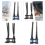 Maxbell Hanging Spinal Traction Harness Hanging Lumbar Traction Belt for Adults Gray
