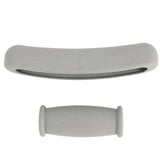 Maxbell Crutch Pads Kit Rubber Replacement Accessories for Patients Elderly Athletes Grey