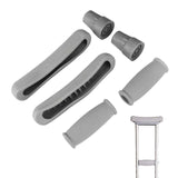 Maxbell Crutch Pads Kit Rubber Replacement Accessories for Patients Elderly Athletes Grey